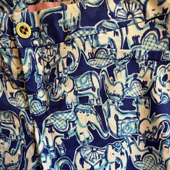 Lilly Pulitzer Kelly Skinny Ankle Pants in Get Trunky - Picture 3 of 4